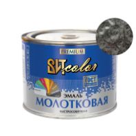 Эмаль молотковая Темно-серая 0,4 кг. "ВИТ color"