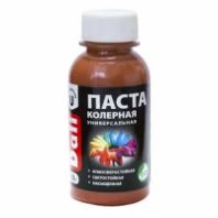 Паста колерная универсальная Артэко 10 красно-коричневый 0,1 кг