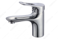 Смеситель для раковины "РМС", цинк, ручка шар., d=40мм, SL120-001F