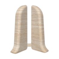 Заглушка ПВХ 55 мм "Идеал" пара №251 Ясень светлый