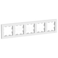 Рамка 5-м "ATLAS DESIGN" Белый, SchE ATN000105