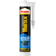 Клей Жидкие гвозди акриловые белые "Момент Монтаж" МВ-50 Экспресс, картридж 400гр.
