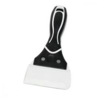 Шпатель резиновый 86 мм "Black White" двухкомпонентная ручка