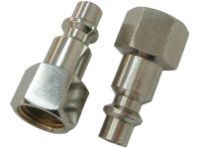 Соединитель шлангов D 8 мм. "Uspex" Елочка металлич.