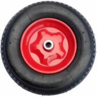 Купить Колесо для тачки пневматическое 4,80/4,00х80, ф16/12 мм недорого Колесо для тачки пневматическое 4,80/4,00х80, ф16/12 мм