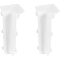 Угол внутренний ПВХ 80 мм "ROYCE" №318 Белый матовый