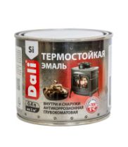 Эмаль термостойкая "DALI" серебро 0,4л