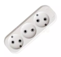 Колодка удлинителя б/з 3-м АВС-пл."У", UNIVersal E203