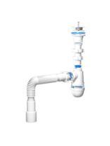 Сифон для раковины "Ани" 1 1/2"х40 с гофрир. переливом 40х40/50 C0115