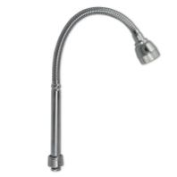 Гусак к смесителю для кухни  "Центр Сантехники" высокий/гибкий излив, белый