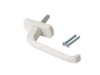 Ручка завертка металл. с винт. 38мм бел.