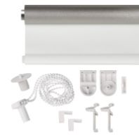 Штора рулонная Blackout Silver 70х160см белый