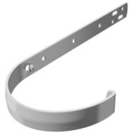 Кронштейн желоба "ТН ПВХ" белый, металл.