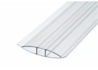 Профиль соединительный 4 мм. L 6 м неразъемный прозрачный