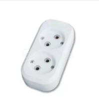 Колодка удлинителя б/з 2-м АВС-пл."У", UNIVersal E202