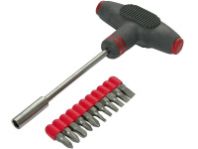 Отвертка Т-образная "Uspex" 11 насадок