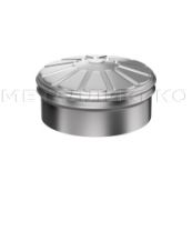 Заглушка сэндвич d 200х115 нерж. 0,5 мм. / нерж. 0,5 мм.