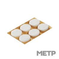 Пункт фетр. самокл. D20 мм белый (16 шт)