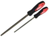 Напильник 200 мм "Uspex" Профи круглый, мягк. ручк.