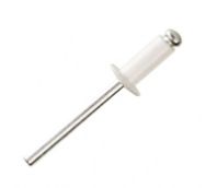 Заклепка вытяжная комбинированная 4,0х10 мм. RAL9003 белый