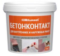 Грунт адгезионный "BITUMAST" бетонконтакт 4кг/пэ
