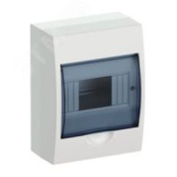 Купить Бокс пластиковый накл. ЩРН-П-6 IP 41, прозрачная дверь, MKP12-N-06-40-20 недорого Бокс пластиковый накл. ЩРН-П-6 IP 41, прозрачная дверь, MKP12-N-06-40-20