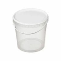 Ведро пластиковое с крышкой 2л