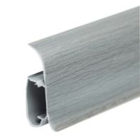 Плинтус ПВХ 58 х 2200 мм "ROYCE" WIMAR № 855 серебристый жемчуг