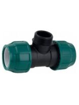 Тройник ПЭ 40х1 1/4"х40 мм. штуцер