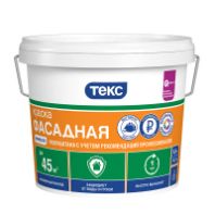 Краска фасадная "Текс" Универсал глубокоматовая 6,5 кг.
