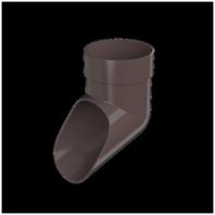 Слив трубы "ТН ОПТИМА" темно-коричневый
