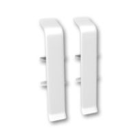 Соединение ПВХ 70 мм "Деконика" №001 Белый