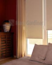 Штора рулонная Blackout Silver 60х160см светло-бежевый