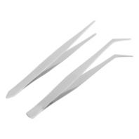 Наборы пинцетов "SPARTA" из нержавеющей стали, 2 шт