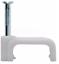 Скоба крепежная прямая с гвоздем "Navigator" ф10 (упаковка 50шт)