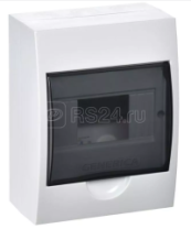 Бокс пластиковый накл. ЩРН-П-6 IP 41, прозрачная дверь "IEK GENERICA"