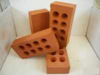 Кирпич керамический одинарный 250х120х65 мм. "СКЗ" М125 рядовой с пустотами