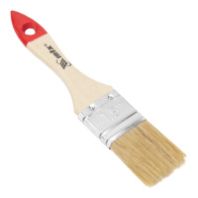 Кисть плоская 1,5" (38 мм) "MATRIX" Стандарт, натуральная щетина, деревянная ручка