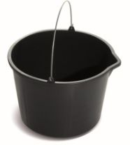 Ведро строительное 20л круглое "Flexible" резинопластик