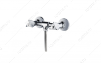 Смеситель для душа "РМС", цинк, ручки круг., SL119-003