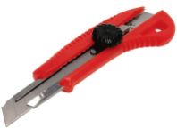 Нож технический 18 мм. "Uspex" усиленные, с вращ. прижим.