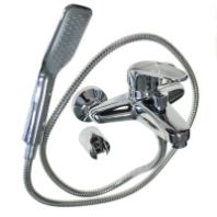 Смеситель для ванны "Russia-Moskow", цам, ручка шар., d=40мм., корот.излив, 2010