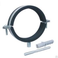 Крепление трубы 1" (31-38мм) с саморезом