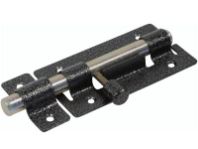 Задвижка ЗД-01 круглый ригель Ф 14 мм. Серебро 