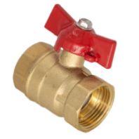 Кран шаровый 1" г/г, бабочка садовый