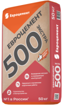 Цемент М-500 Д20 (ЦЕМ II/А-Ш 42,5Н) "ЦЕМРОС" 50 кг. Экстра