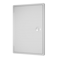 Люк пластиковый 150х150 мм., нажимной, 1515ЛПЗ