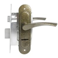 Замок врезной "ПТИМАШ" ЗВ9-4.07 с пружиной бронза