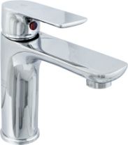 Смеситель для раковины "Центр Сантехники", цинк, ручка шар., кор. излив, ЦС-СМ 27/31ш