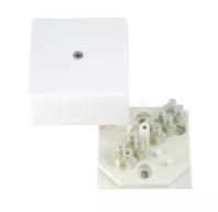 Коробка распр. ОП 75х75х30 мм. "HEGEL" с клем. бел. КРК2702